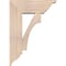 Ekena Millwork Westlake Traditional Smooth Bracket w/ Offset Brace, Douglas Fir, 7 1/2"W x 20"D x 28"H BKT0806X20X28WTL01SDF - alternate 2